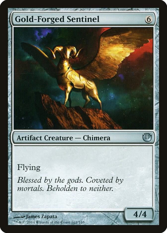 Gold-Forged Sentinel 161 card from Journey Into Nyx