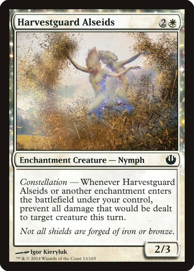 Harvestguard Alseids 13 card from Journey Into Nyx