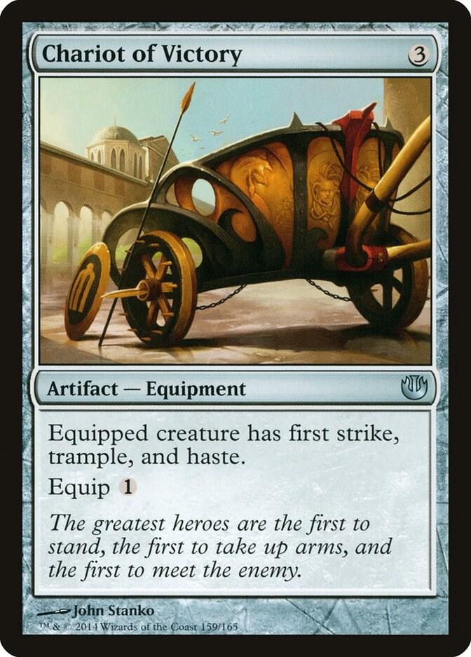 Chariot of Victory 159 card from Journey Into Nyx