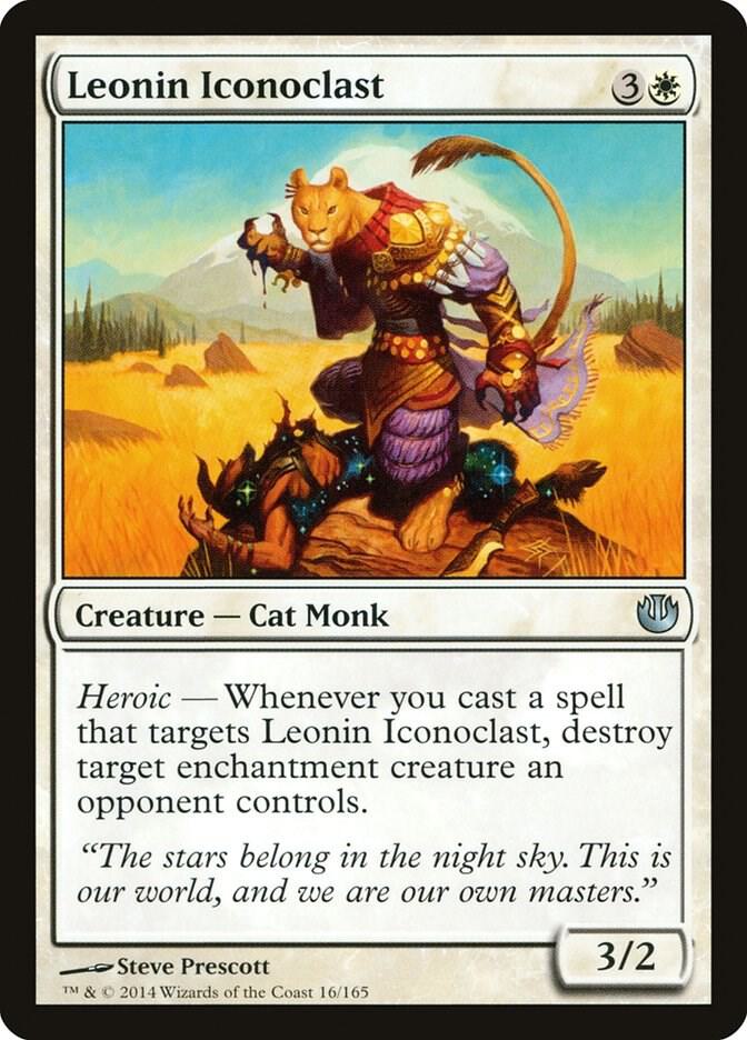Leonin Iconoclast 16 card from Journey Into Nyx