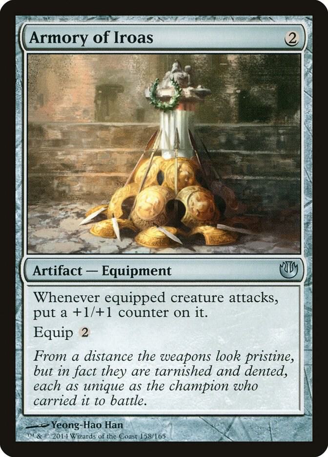 Armory of Iroas 158 card from Journey Into Nyx