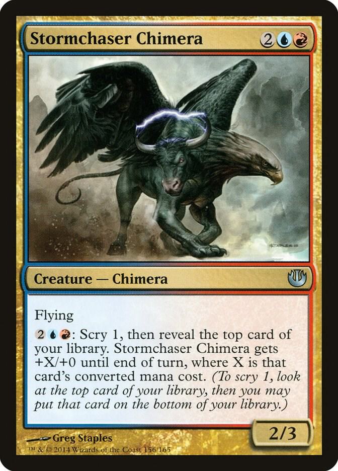 Stormchaser Chimera 156 card from Journey Into Nyx
