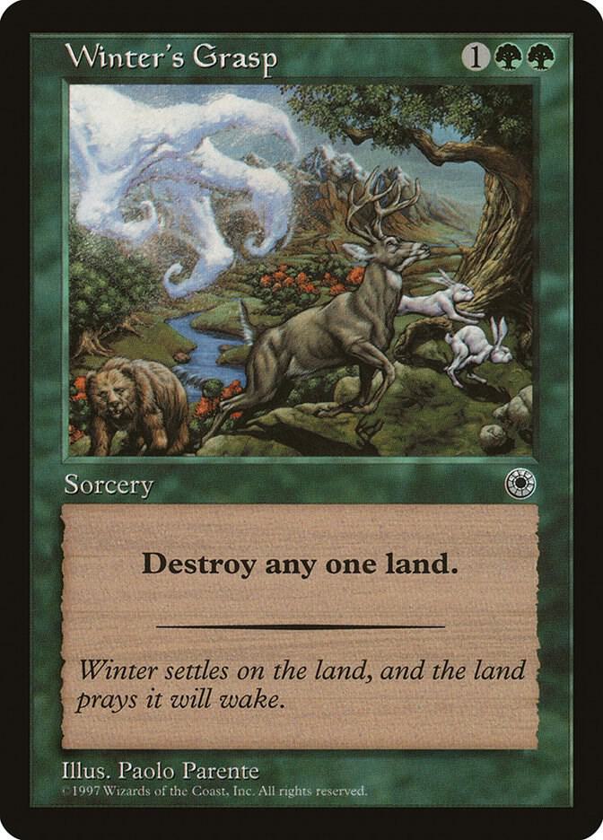 Winter's Grasp card from Portal