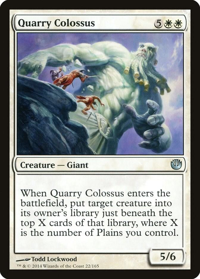 Quarry Colossus 22 card from Journey Into Nyx