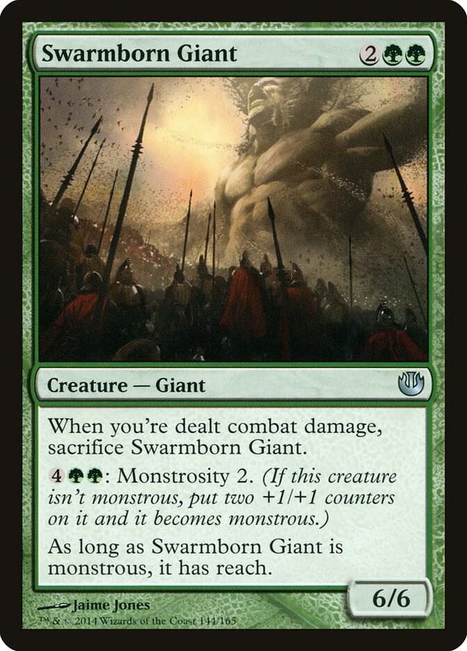 Swarmborn Giant 144 card from Journey Into Nyx