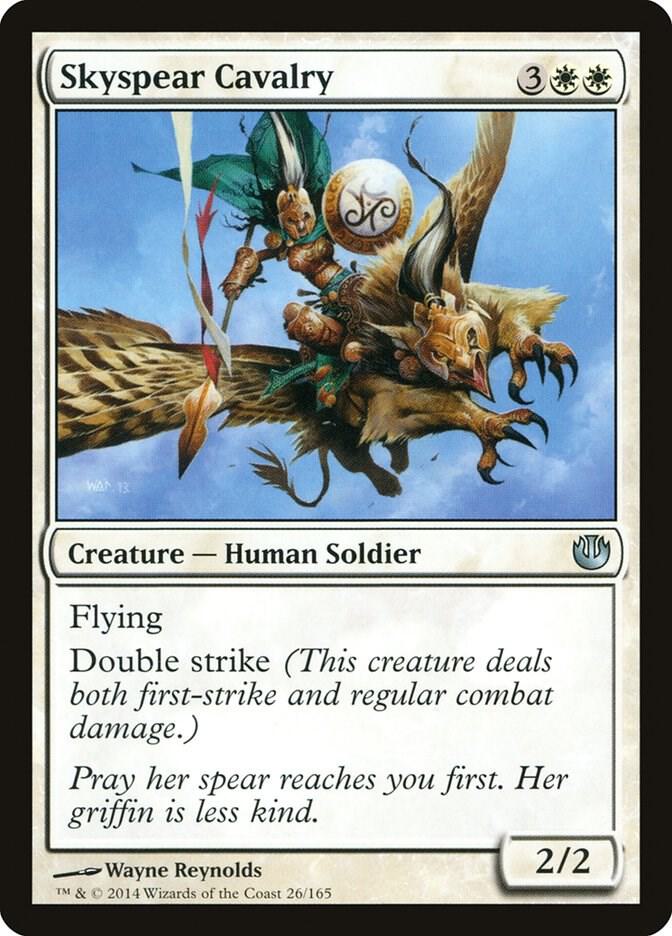 Skyspear Cavalry 26 card from Journey Into Nyx