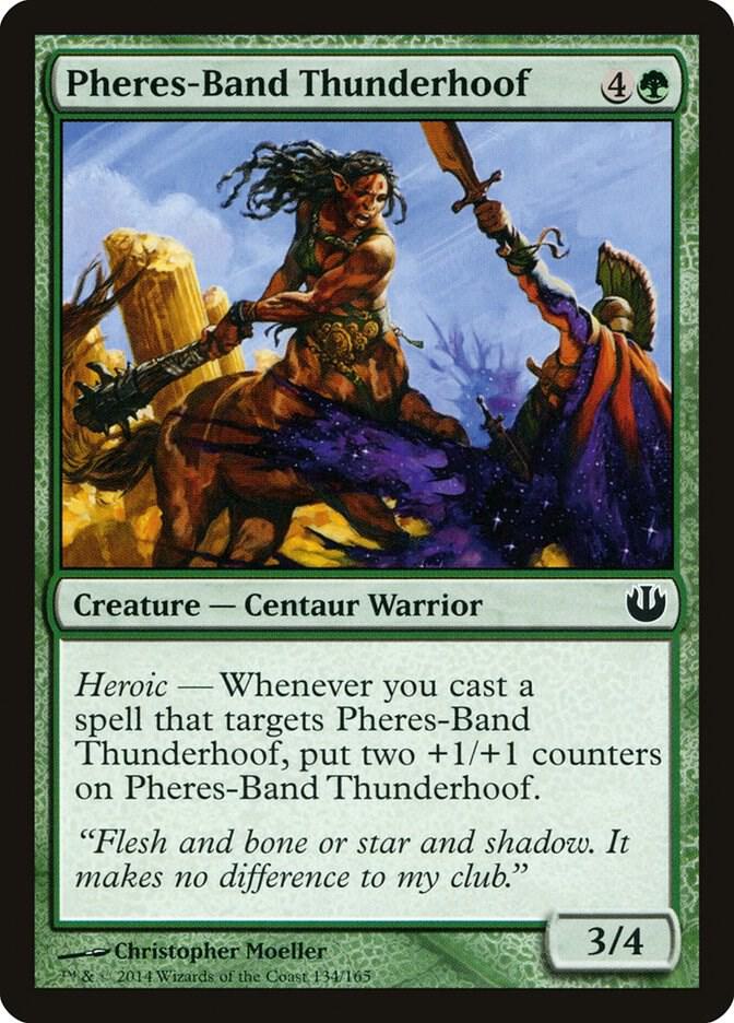 Pheres-Band Thunderhoof 134 card from Journey Into Nyx