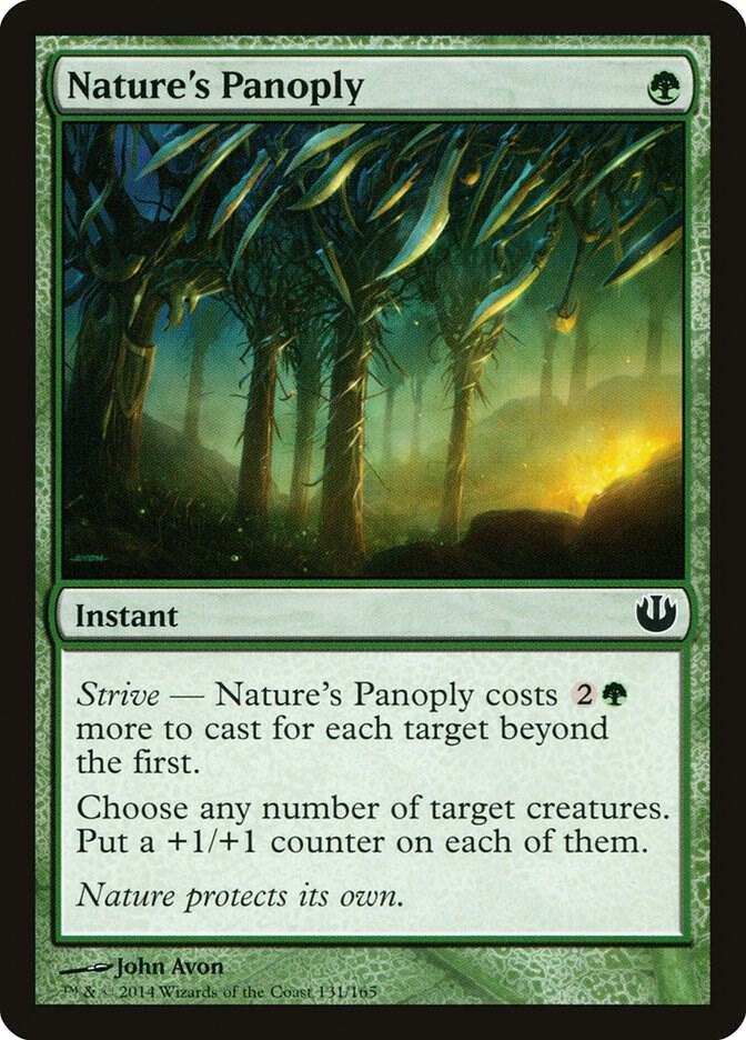 Nature's Panoply 131 card from Journey Into Nyx
