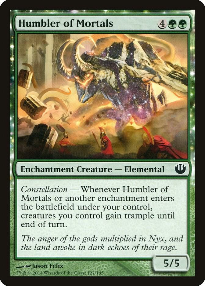 Humbler of Mortals 127 card from Journey Into Nyx