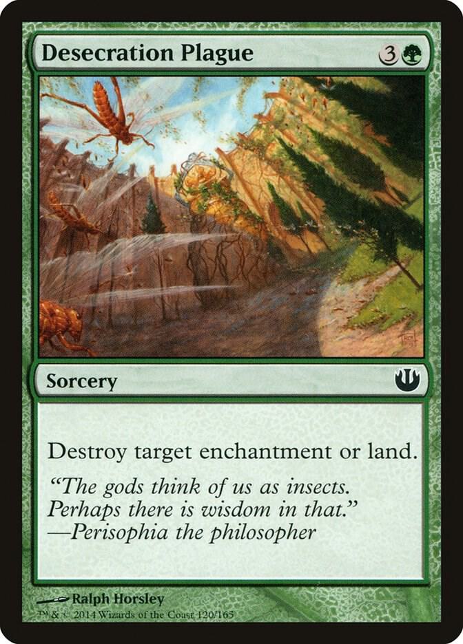 Desecration Plague 120 card from Journey Into Nyx