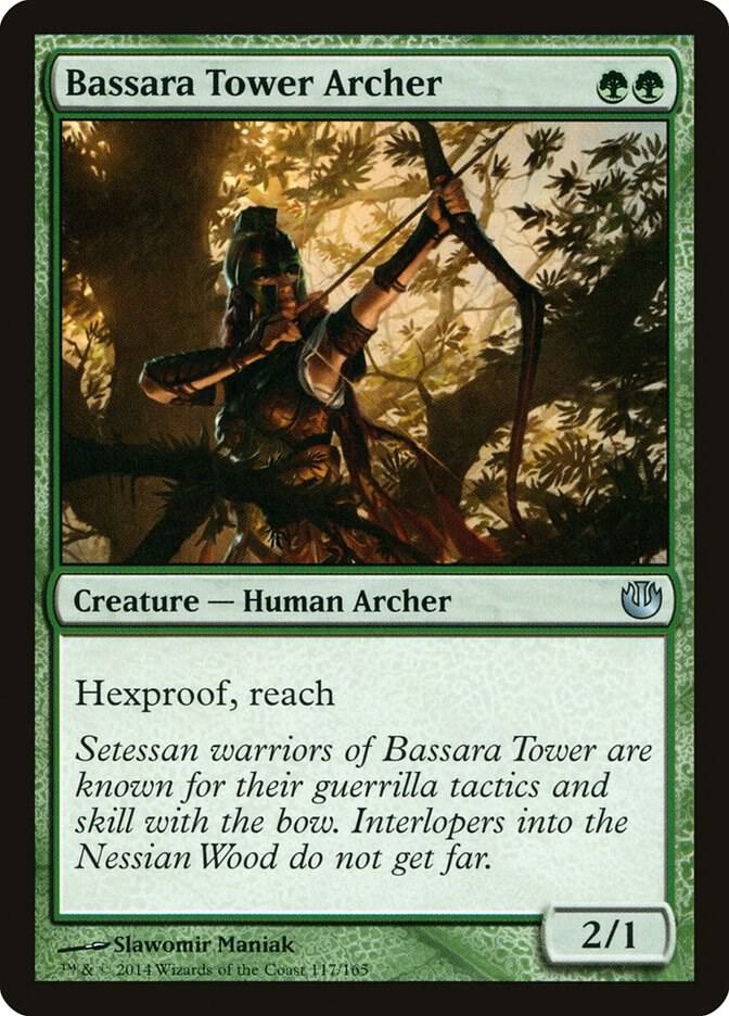 Bassara Tower Archer 117 card from Journey Into Nyx