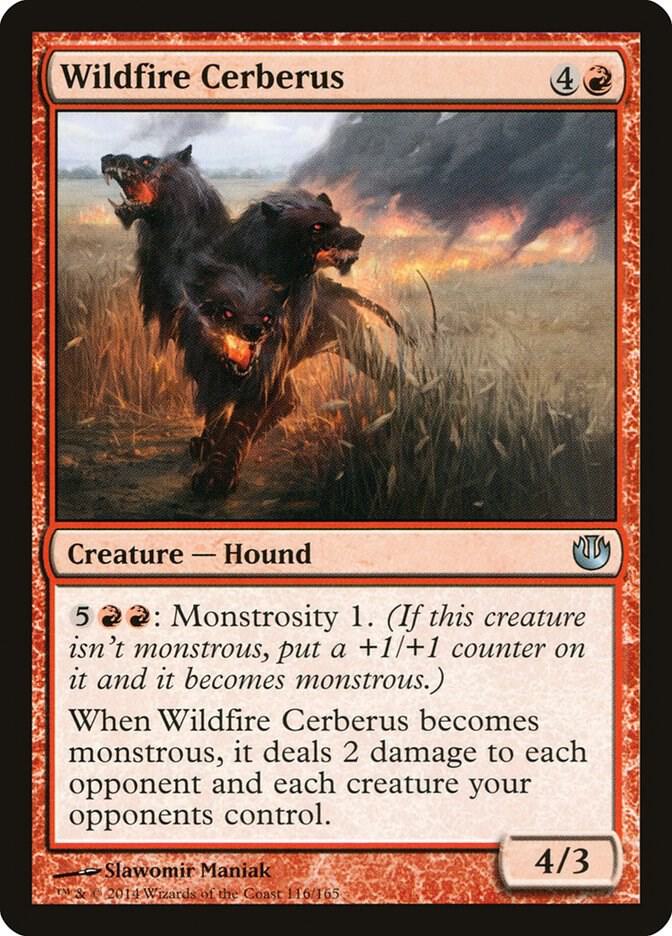Wildfire Cerberus 116 card from Journey Into Nyx