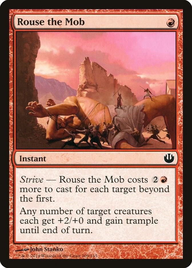 Rouse the Mob 109 card from Journey Into Nyx
