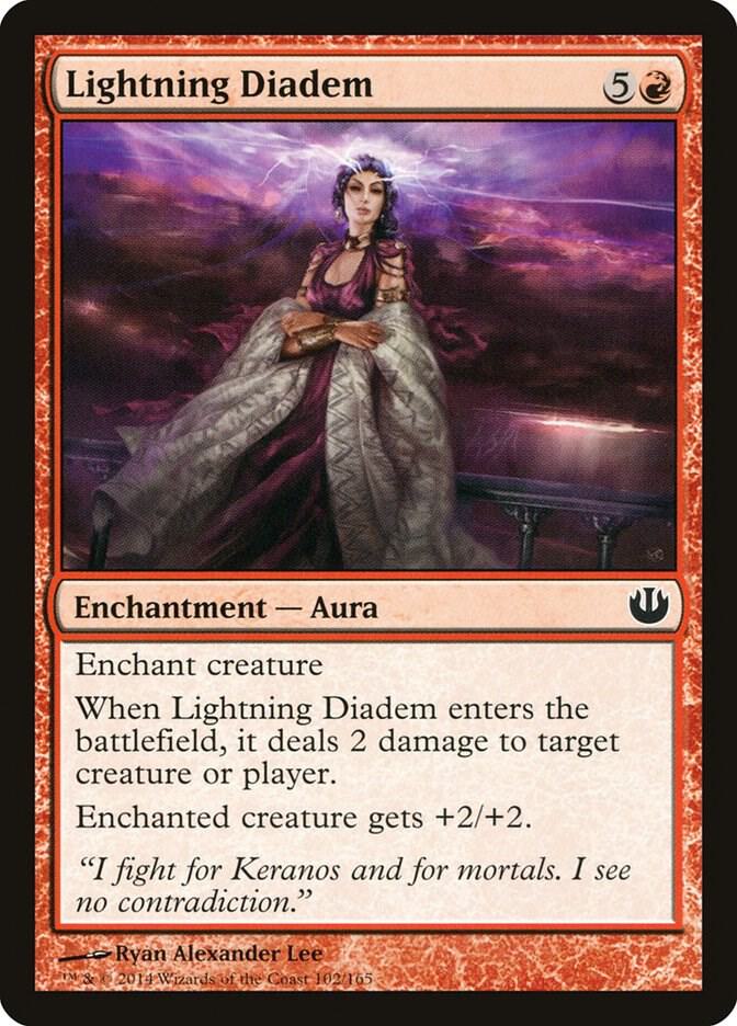 Lightning Diadem 102 card from Journey Into Nyx