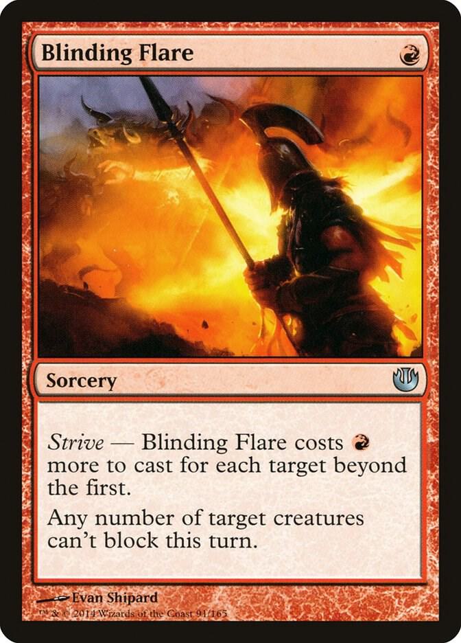Blinding Flare 91 card from Journey Into Nyx