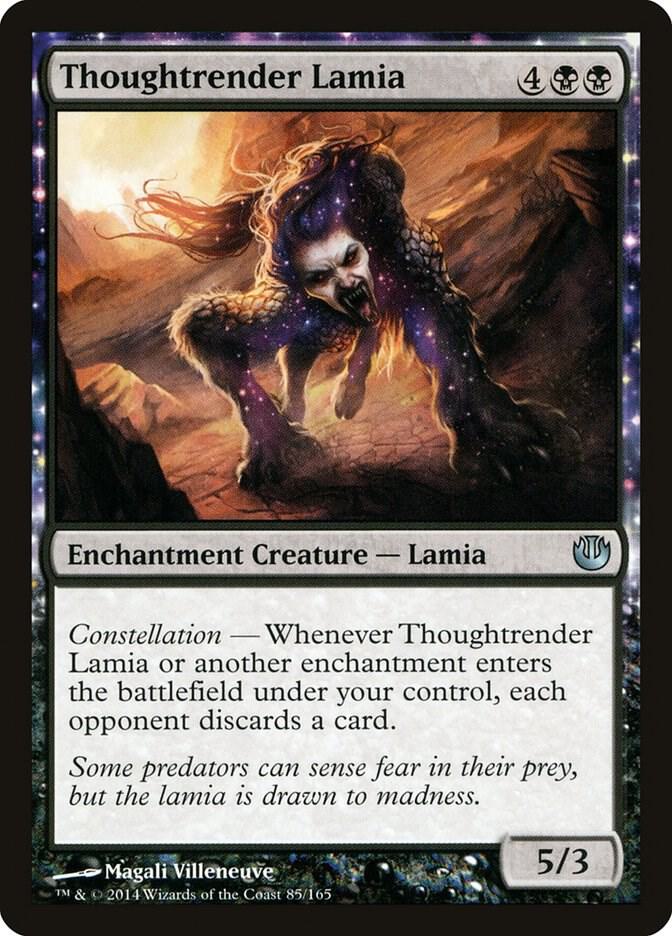 Thoughtrender Lamia 85 card from Journey Into Nyx