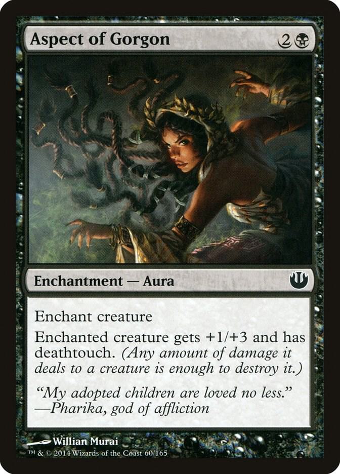 Aspect of Gorgon 60 card from Journey Into Nyx