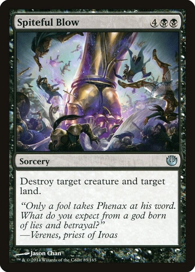 Spiteful Blow 83 card from Journey Into Nyx