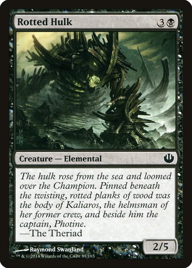 Rotted Hulk 81 card from Journey Into Nyx