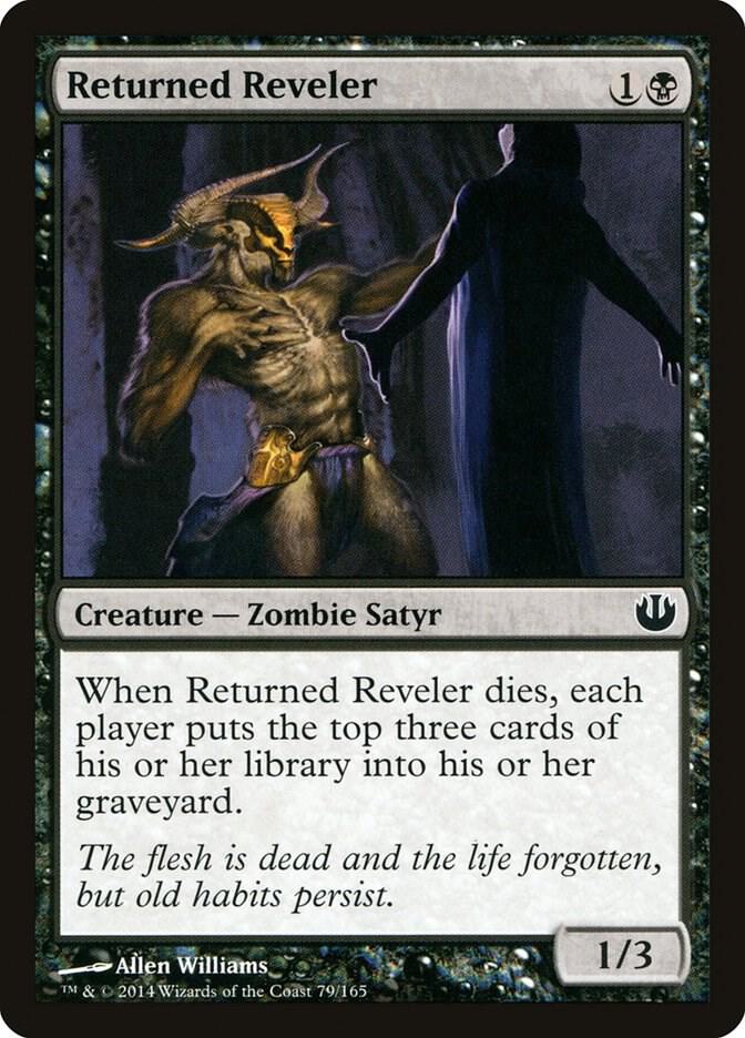 Returned Reveler 79 card from Journey Into Nyx