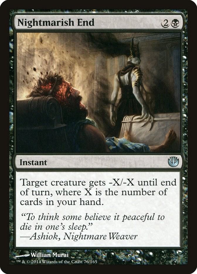 Nightmarish End 76 card from Journey Into Nyx