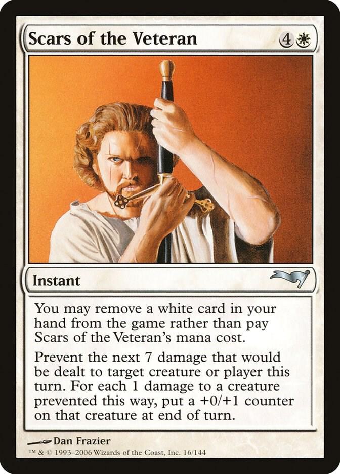 Scars of the Veteran 16 card from Coldsnap Theme Deck Reprints