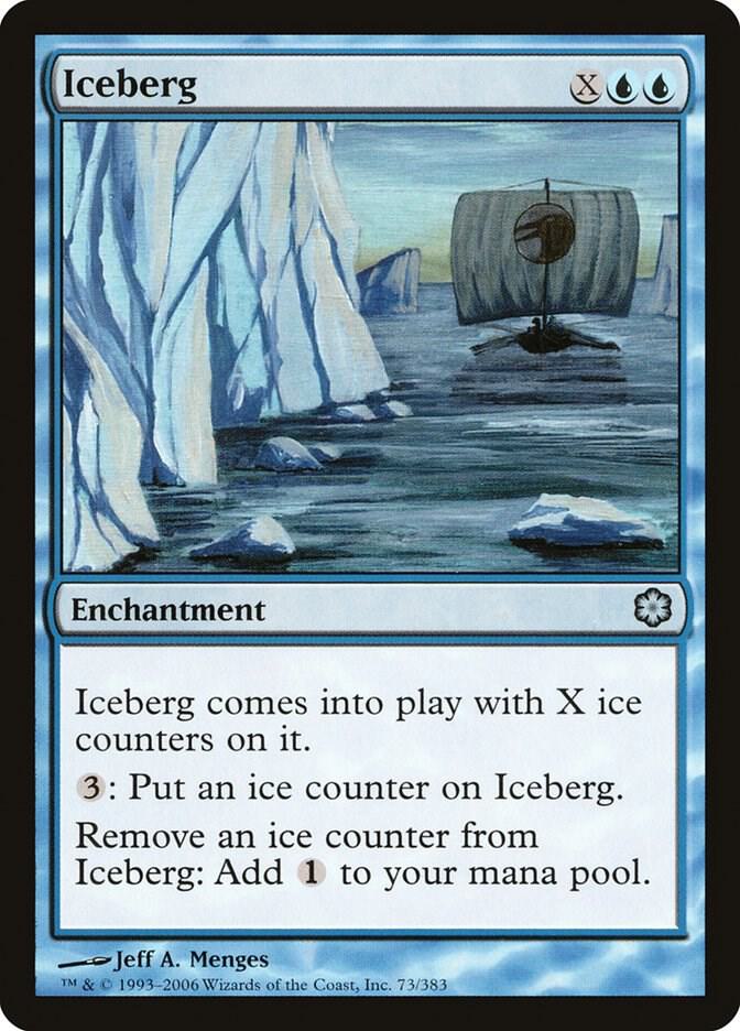 Iceberg 73 card from Coldsnap Theme Deck Reprints