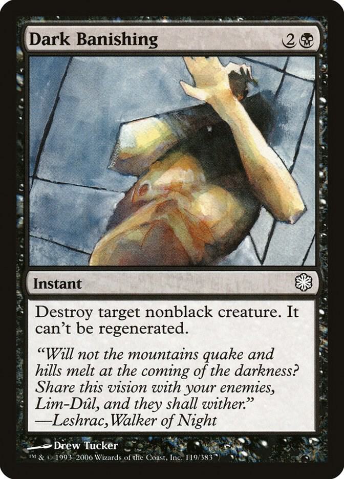Dark Banishing 119 card from Coldsnap Theme Deck Reprints