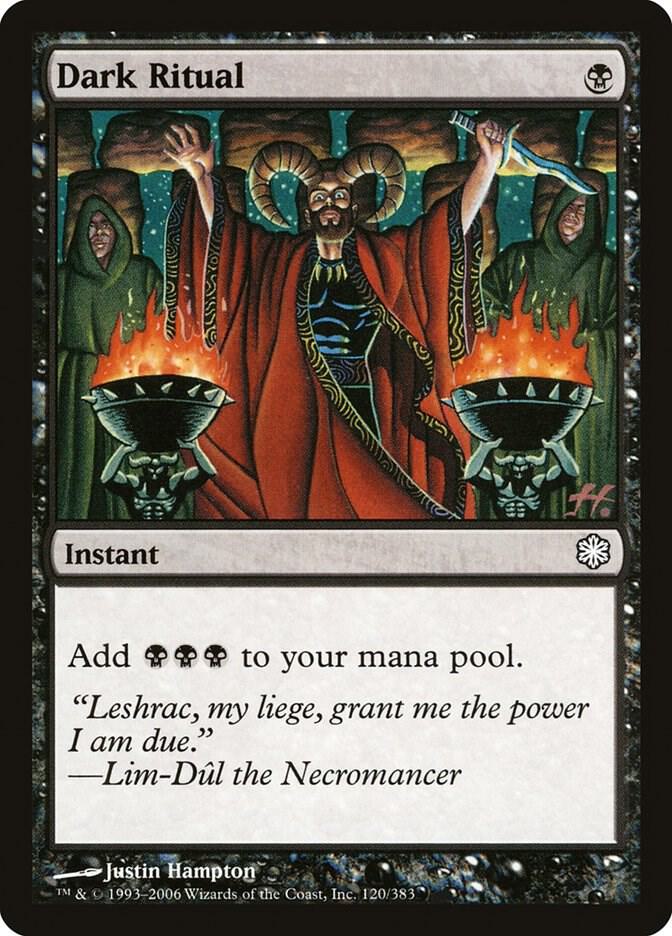 Dark Ritual 120 card from Coldsnap Theme Deck Reprints