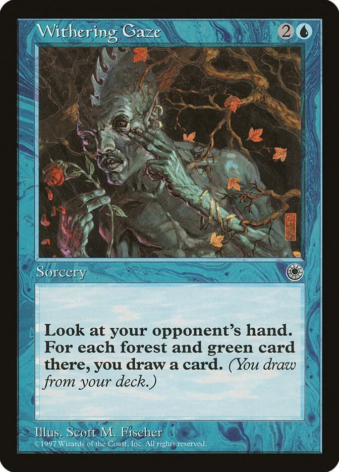 Withering Gaze card from Portal
