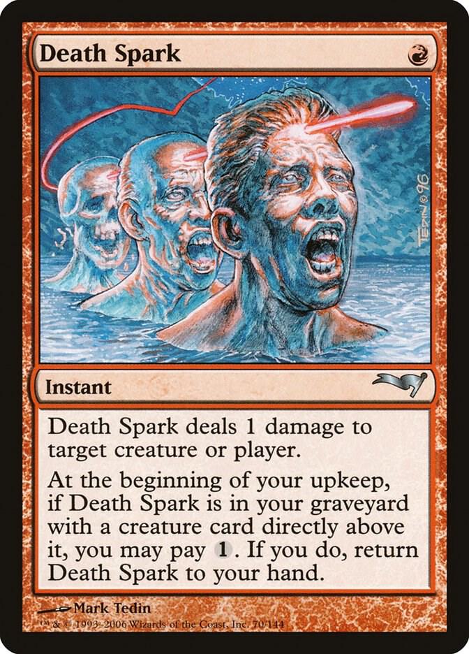 Death Spark 70 card from Coldsnap Theme Deck Reprints