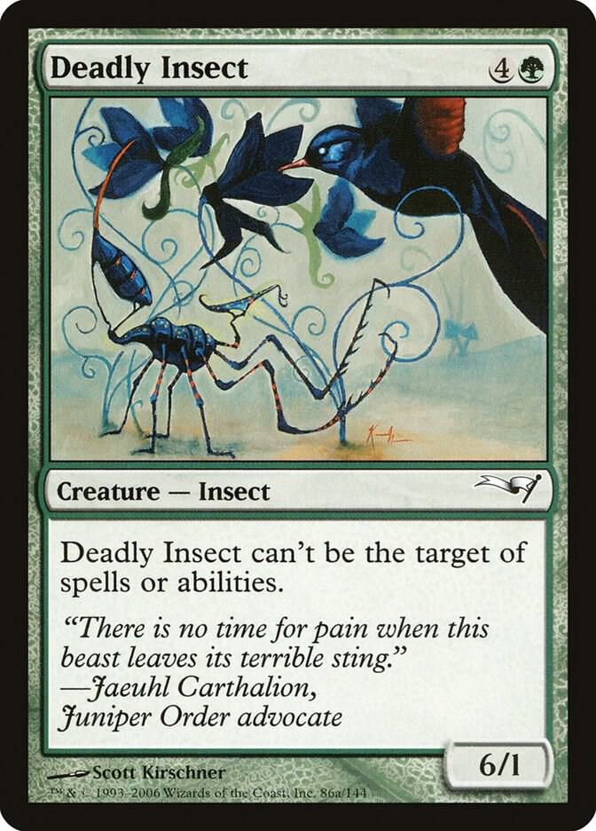 Deadly Insect 65 card from Coldsnap Theme Deck Reprints