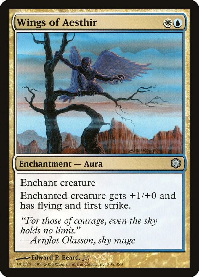 Wings of Aesthir 305 card from Coldsnap Theme Deck Reprints