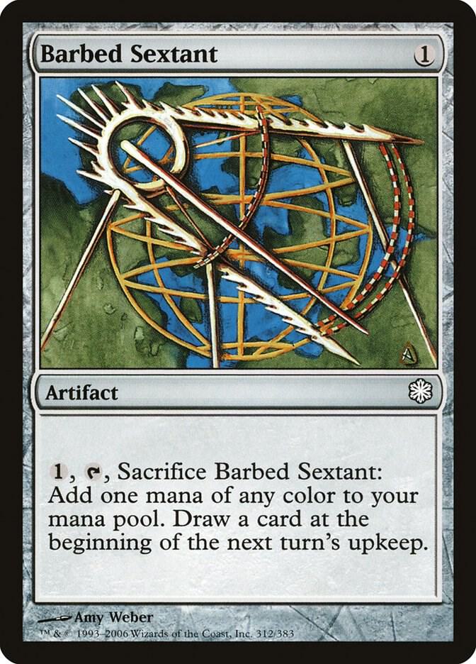 Barbed Sextant 312 card from Coldsnap Theme Deck Reprints