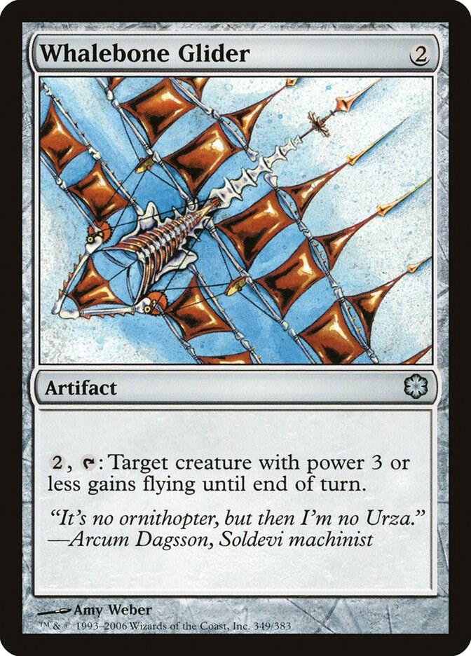 Whalebone Glider 349 card from Coldsnap Theme Deck Reprints