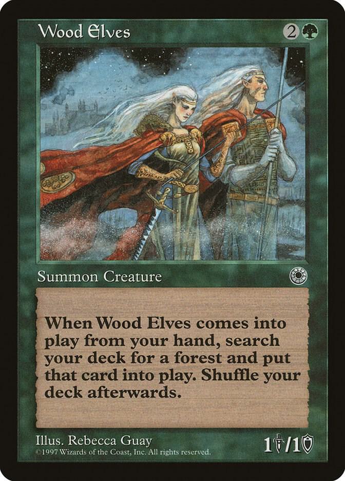 Wood Elves card from Portal