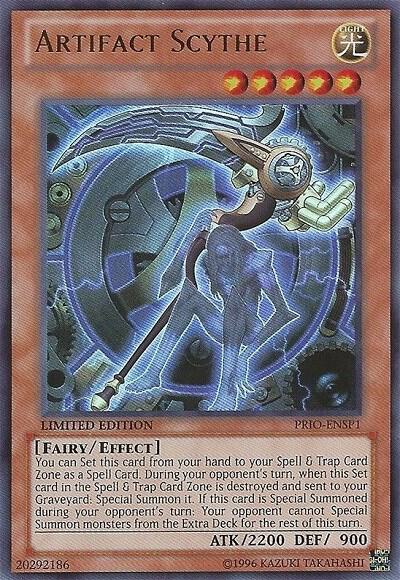 Artifact Scythe PRIO-ENSP1 card from Primal Origin