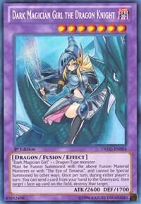 Dark Magician Girl the Dragon Knight DRLG-EN004 card from Dragons of Legend