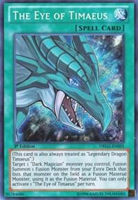 The Eye of Timaeus DRLG-EN005 card from Dragons of Legend