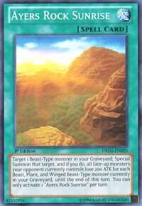 Ayers Rock Sunrise DRLG-EN020 card from Dragons of Legend