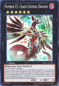 Number C5: Chaos Chimera Dragon DRLG-EN043 card from Dragons of Legend