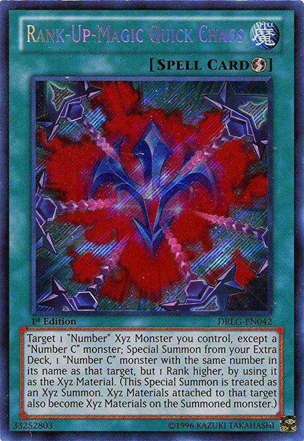 Rank-Up-Magic Quick Chaos DRLG-EN042 card from Dragons of Legend