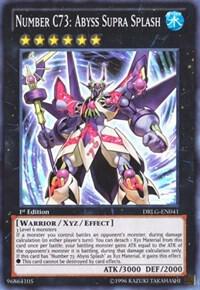 Number C73: Abyss Supra Splash DRLG-EN041 card from Dragons of Legend