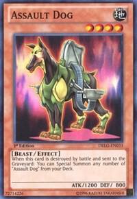 Assault Dog DRLG-EN033 card from Dragons of Legend