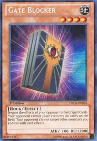 Gate Blocker DRLG-EN034 card from Dragons of Legend