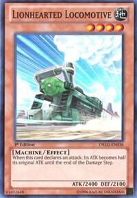 Lionhearted Locomotive DRLG-EN036 card from Dragons of Legend
