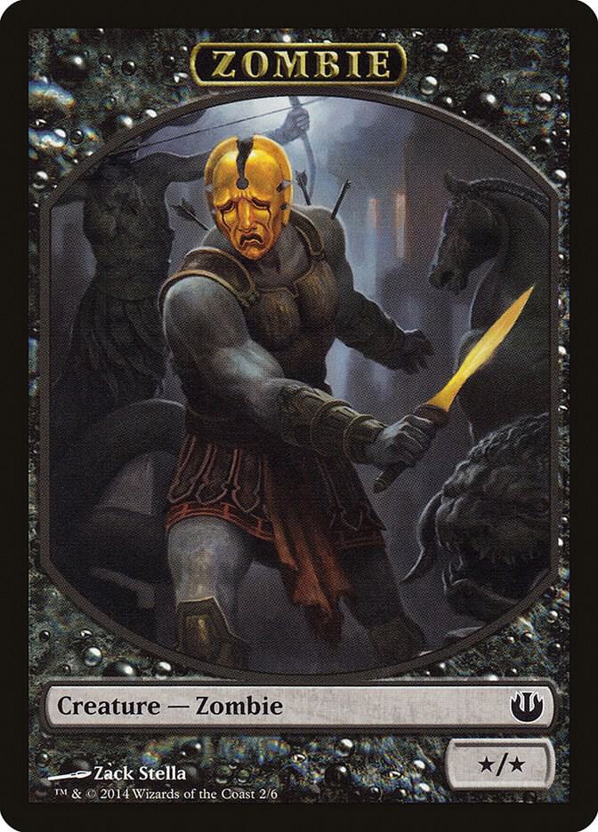 Zombie Token 2 card from Journey Into Nyx