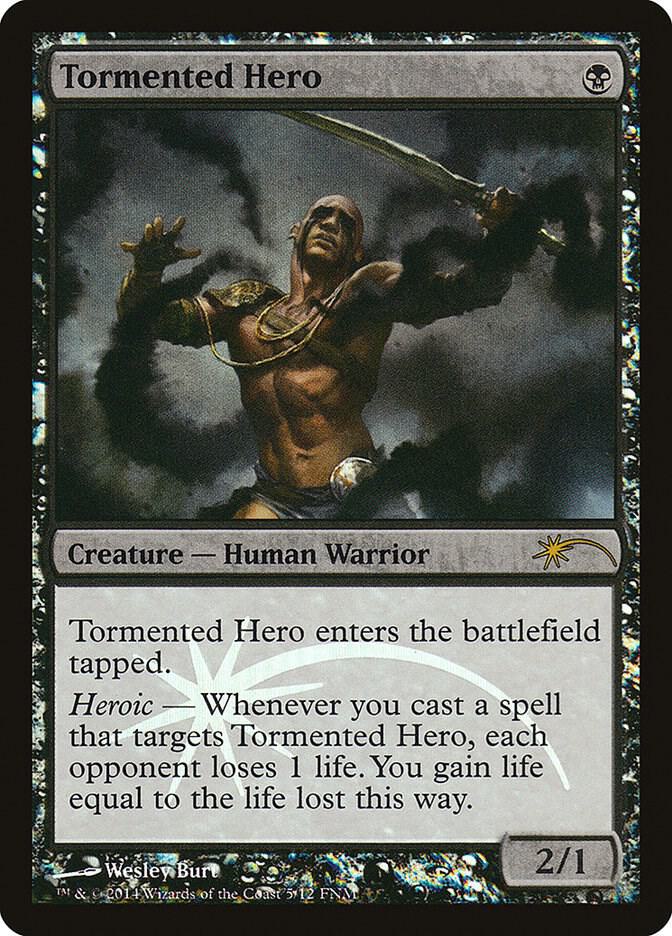 Tormented Hero 5 card from FNM Promos