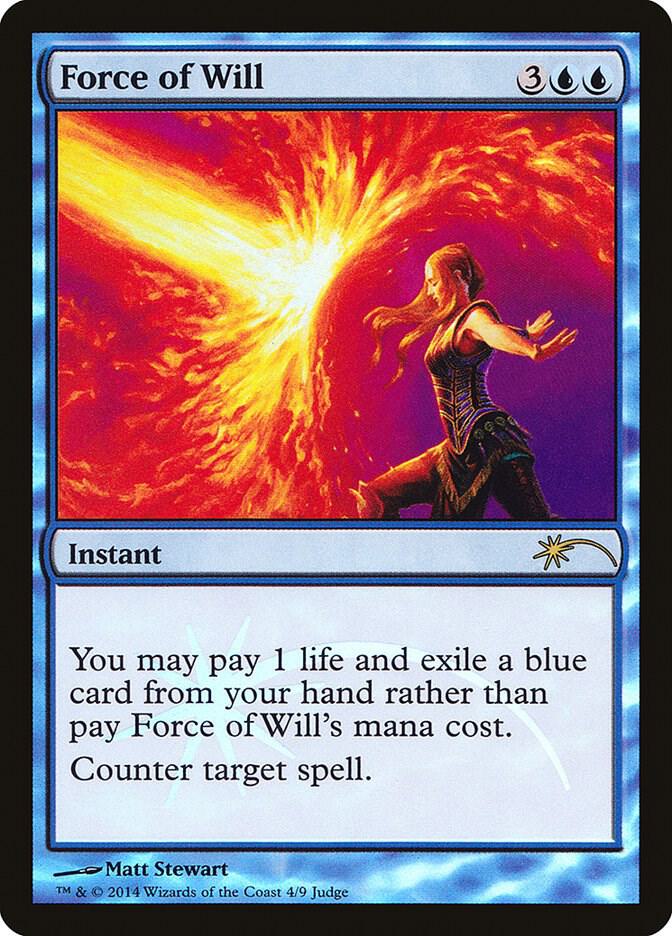 Force of Will 4 card from Judge Promos