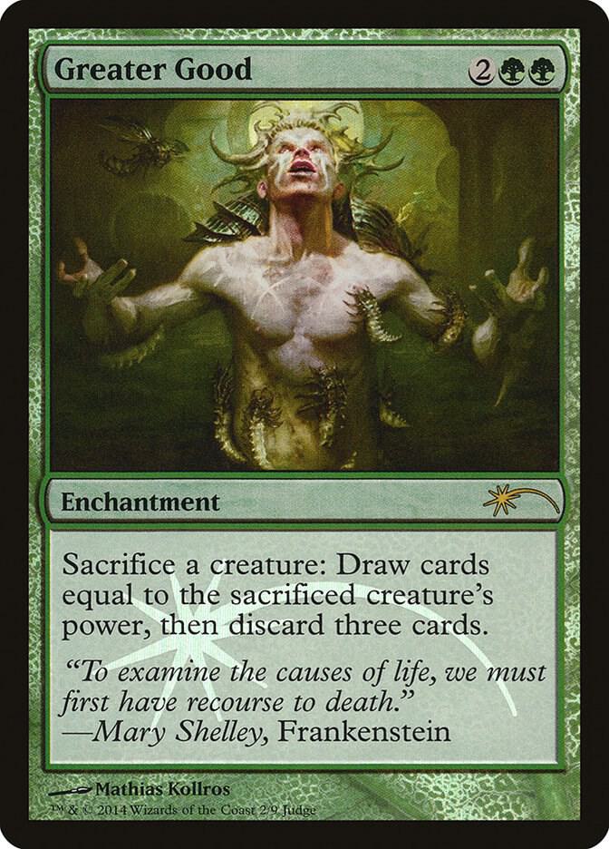 Greater Good 2 card from Judge Promos